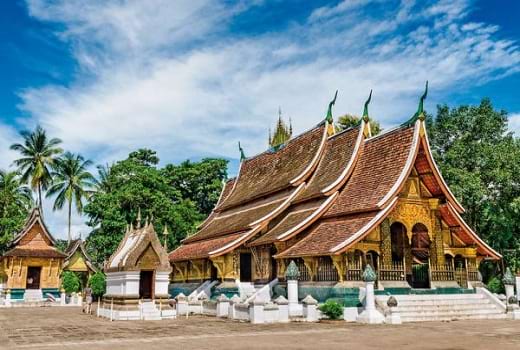 Wat Xieng Thong Tempel in Luang Prabang Laos
