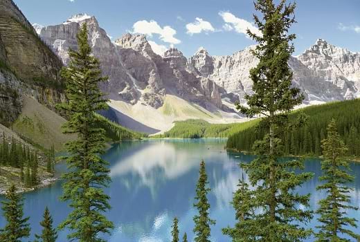 Lake Louise im Banff Nationalpark  Alberta Westkanada