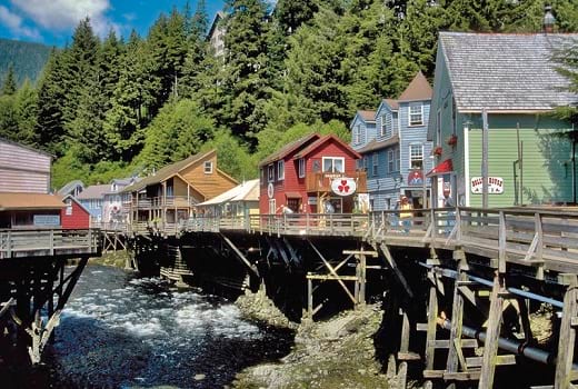 Ortschaft Inside Passage British Columbia