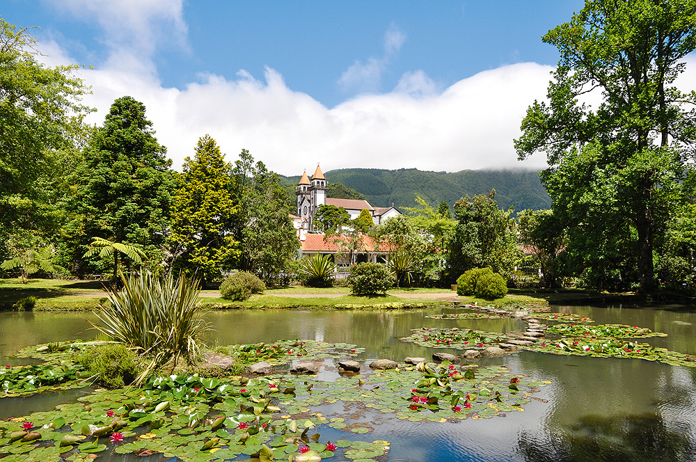 Terra Nostra Garten auf Sao Miguel